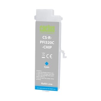 Картридж струйный Cactus CS-R-PFI320C-Chip PFI-320C голубой 260мл для Canon imagePrograff TM-200/200MFP/205/300/300MFP/305/250/255/350/355 с чипом 