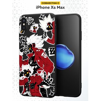  Силиконовый чехол DesignOnCase для iPhone XS Max (Айфон Икс Эс Макс), с принтом Билли Кид 