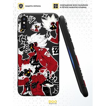  Силиконовый чехол DesignOnCase для iPhone XS Max (Айфон Икс Эс Макс), с принтом Билли Кид 