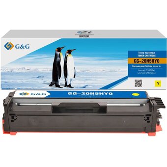  Картридж лазерный G&G GG-20N5HY0 желтый 4500стр для Lexmark CS331dw/CX331adwe 