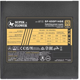  Блок питания Super Flower Leadex III Gold (SF-650F14GE) 650W 