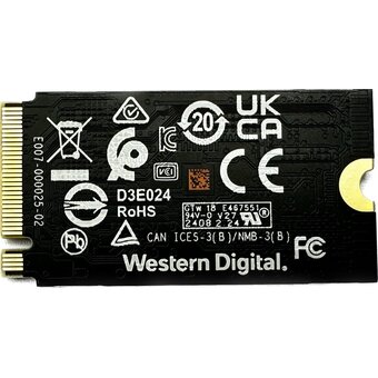  SSD Western Digital WD SN740 (SSS1697516) 256GB M.2 NVMe PCIe 4.0 x4 2242 (OEM) гарантия 1 мес 