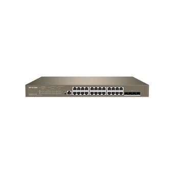  Коммутатор управляемый PoE IP-COM G5328XP-24-410W L3, 26 портов, 24x1Гбит/с, SFP+ 4x10Гбит/с 