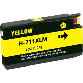  Струйный картридж NV Print NV-CZ132A 711 Yellow для HP Designjet T120/T520 (29мл) совместимый 