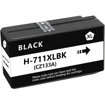  Струйный картридж NV Print NV-CZ133A 711 Black для HP Designjet T120/T520 (80мл) совместимый 