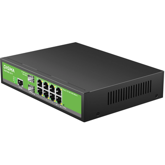  Коммутатор управляемый Digma DSW708G-2S-T (L2+) 8x1Гбит/с 2SFP 
