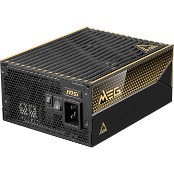  Блок питания MSI MEG Ai1600T PCIE5 (306-7ZPEX11-CE0), 1600W, 80+ Titanium, полностью модульный, ATX 3.1, PCIE5.1, RTL 