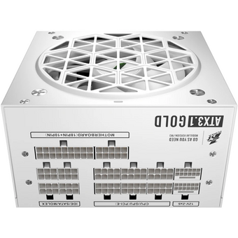  Блок питания 1STPLAYER NGDP Gold 750W White (HA-750BA4-WH) /ATX 3.1, APFC, 80 Plus Gold, LLC+DC-DC, full Japan solid-state caps, 120mm fan, full mod 