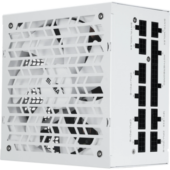  Блоки питания SAMA G750 White (G0750-WHGFF001-EU) (HAT-750yzB1G), 750W 80+ Gold (ATX, 3.1, PCIe 5.0, Full modular, 1x24(20+4)pin mesh 550mm 