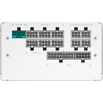  Блок питания Deepcool GamerStorm PQ1000G WH (ATX 3.1, 1000W, Full Cable Management, PWM 120mm fan, 80+ Gold, Active PFC + Half Bridge + DC/DC) 