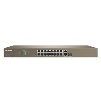  Коммутатор управляемый PoE IP-COM F1218P-16-250W 18 портов, 16х100Мбит/с, 2x1Гбит/с, SFP 1x1Гбит/с 