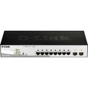  Коммутатор настраиваемый D-Link DGS-1210-08P/G3A (L2) 8x1Гбит/с 2SFP 8PoE 65W 