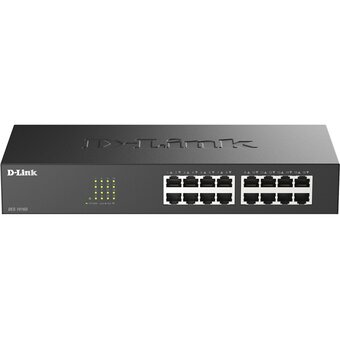  Неуправляемый коммутатор D-Link DES-1016D/I1A с 16 портами 10/100Base-TX 