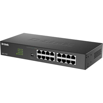  Неуправляемый коммутатор D-Link DGS-1016D/J1A с 16 портами 10/100/1000Base-T 