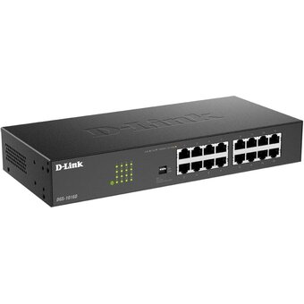  Неуправляемый коммутатор D-Link DGS-1016D/J1A с 16 портами 10/100/1000Base-T 