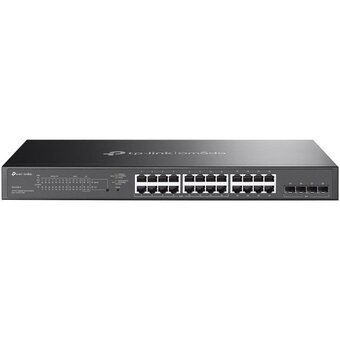  Коммутатор правляемый TP-Link SG2428LP 28‑портовый гигабитный L2 с 24 портами, 16 портов PoE+, 4 гигабитных SFP-слота 