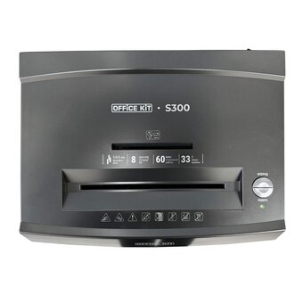  Шредер Office Kit S300 0,8x5 черный (OK0805S300) 