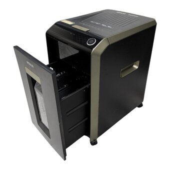  Шредер Office Kit SA200С 3,8x10 (OK3810SA200С) черный/серый 