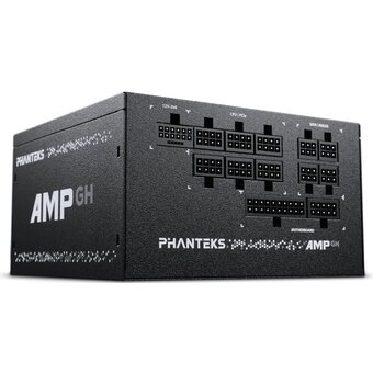  Блок питания PHANTEKS AMP GH 1200W (PH-P1200GR_BK01) (80 Plus Platinum, ATX 3.1, PCIe 5.1, APFC, 120mm Fan, Fully Modular, Black) 