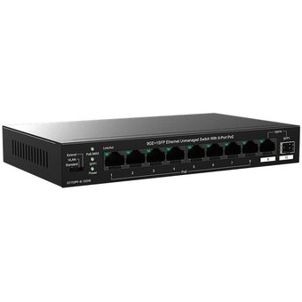  Коммутатор IP-COM G1110PF-8-120W 10 портов 