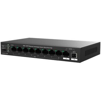  Коммутатор IP-COM G1110PF-8-120W 10 портов 