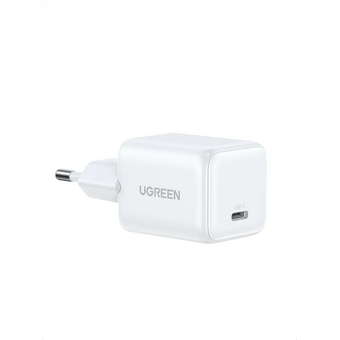  Зарядное утройство UGREEN X513 (65013) 30W USB-C GaN Fast Charger With USB-C-USB-C Cable 1m EU White 