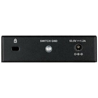  Неуправляемый коммутатор D-Link DGS-1005P/B3A с 5 портами 10/100/1000Base-T (4 порта PoE 802.3af/at, PoE-бюджет 60Вт) 