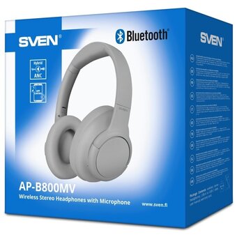  Стереонаушники SVEN AP-B800MV серый 