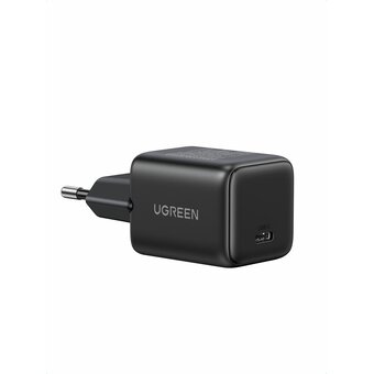  Зарядное утройство UGREEN X513 (65012) 30W USB-C GaN Fast Charger With USB-C-USB-C Cable 1m EU Black 