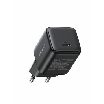  Зарядное утройство UGREEN X513 (65012) 30W USB-C GaN Fast Charger With USB-C-USB-C Cable 1m EU Black 