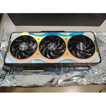  УЦ Видеокарта Palit Nvidia GeForce RTX5070Ti GameRock 16Gb (NE7507T019T2-GB2030G)(плохая упаковка, модульный ремонт, перепрошивка BIOS, замена кабеля) 