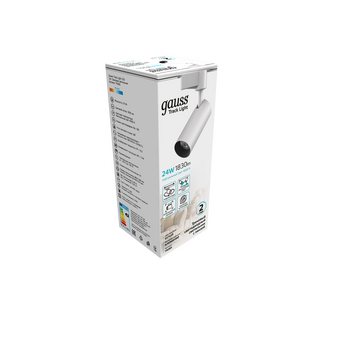  Трековая система GAUSS TR085, 24Вт 4000К, белый 
