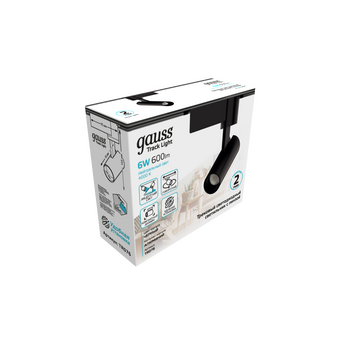  Трековая система GAUSS TR076 4000К, черный 