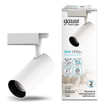  Трековая система GAUSS TR066 4000К, белый 