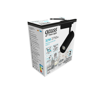  Трековая система GAUSS TR073 4000К, черный 