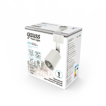  Светильник GAUSS TR089, 4000К, белый 