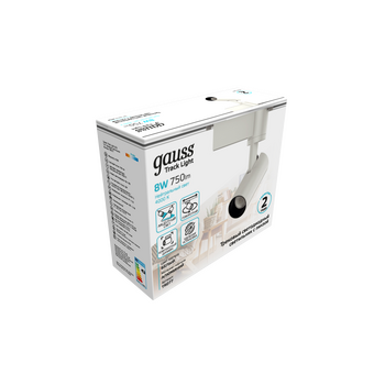  Трековая система GAUSS TR077 4000К, белый 