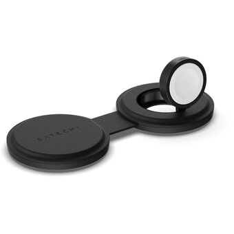  Зарядное устройство Satechi ST-QTG21K Qi2 OntheGo 2-in-1 Wireless Charger чёрный 