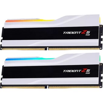  ОЗУ G.SKILL Trident Z5 RGB 64GB (F5-6000J2836G32GX2-TZ5RW) (2x32GB) DDR5 6000MHz CL28 (28-36-36-96) 1.40V / White 