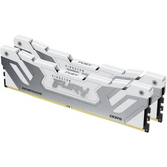  ОЗУ Kingston Fury Renegade White RGB (KF588CU42RWK2-48) 48GB DDR5 8800 On-Die ECC CUDIMM CL42 kit 2*24gb 