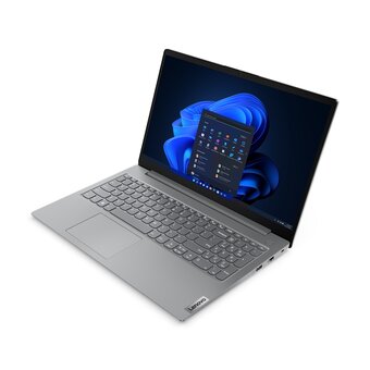  Ноутбук Lenovo V15 G4 AMN (82YU014ARU) 15.6" IPS FHD AMD Ryzen 5 7520U/16Gb/512Gb SSD/VGA int/noOS/grey 