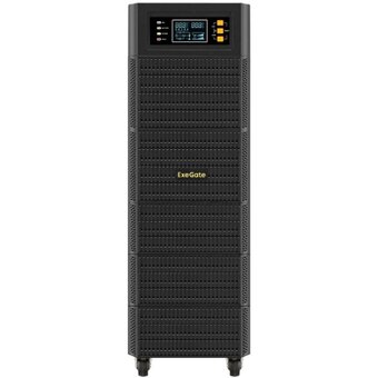  ИБП ExeGate PowerExpert TL-575-10kVA.192V.LCD.AVR.T.USB.RS232.SNMP EX296953RUS 10000VA/10000W, On-Line, PF-1, LCD, клеммы, RS232, USB 