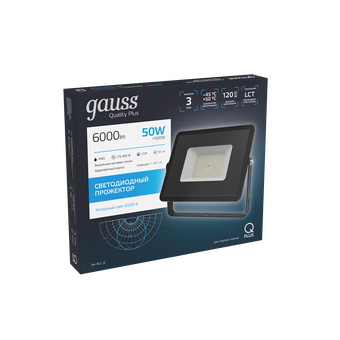  Прожектор уличный GAUSS 613511350 50Вт 