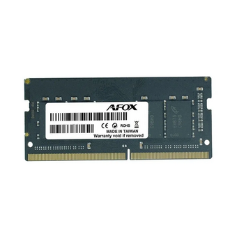  ОЗУ Afox AFSD416PS1P 16GB DDR4 3200Mhz SO-DIMM Single Channel Package (1x16GB) PC4-25600, 260- Pin, Non-ECC, Un-Buffered, CL 22-22-22-52, 1.2V 
