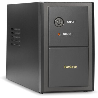 ИБП Exegate Power Back BNB-400.LED.AVR.4C13 EP285520RUS 400VA/240W, LED, AVR, 4*C13, металлический корпус Black 