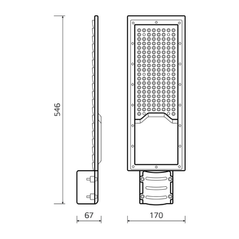  Светильник уличный GAUSS Avenue 629534220 черный 