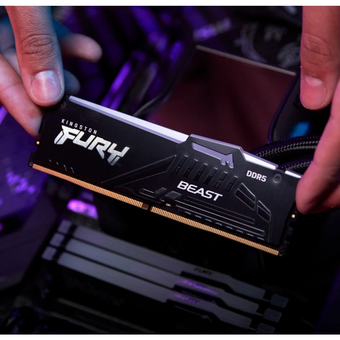  ОЗУ Kingston Fury Beast Black (KF552C40BB2AK2-64) DDR5 - 2x 32ГБ 5200МГц, DIMM, ECC, Ret 