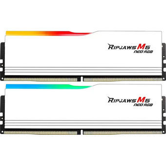  ОЗУ G.SKILL Ripjaws M5 Neo RGB (F5-6000J3038F16GX2-RM5NRW) 32GB (2x16GB) 6000MHz DDR5 CL30 (30-38-38-96) 1.35V / White 