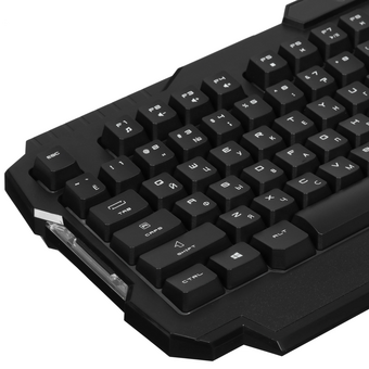  Клавиатура MSI Forge GK100 (S11-04RU252-HH9) RU черный 