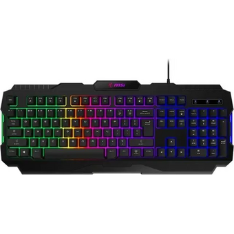  Клавиатура MSI Forge GK100 (S11-04RU252-HH9) RU черный 